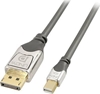 Picture of Lindy 0.5m CROMO Mini DisplayPort to DP Cable