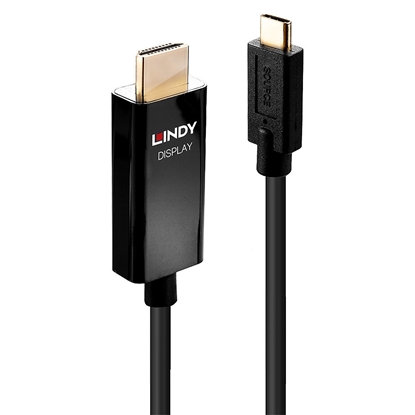 Attēls no Lindy 1m USB Type C to HDMI Adapter Cable with HDR