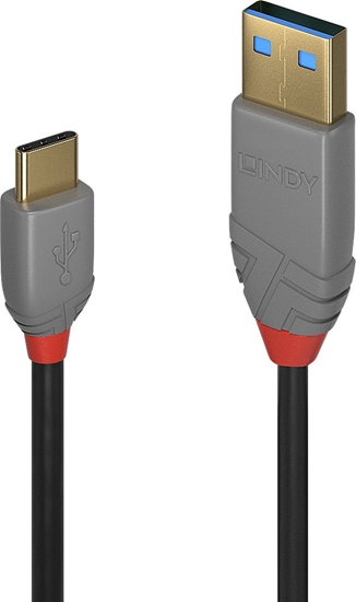 Изображение Lindy 2m USB 2.0 Type A to C Cable, Anthra Line