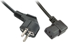 Изображение Lindy 30302 power cable Black 3 m CEE7/7 IEC 320