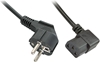 Picture of Lindy 30309 power cable Black 5 m CEE7/7 IEC 320