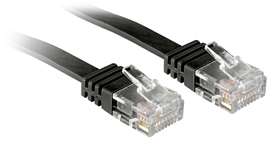 Изображение Lindy 3m Cat.6 networking cable Black Cat6