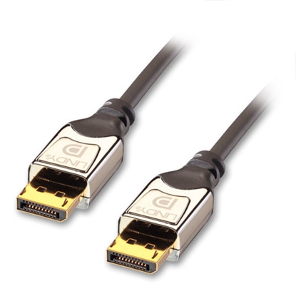 Изображение Lindy 41530 DisplayPort cable 0.5 m Black, Silver