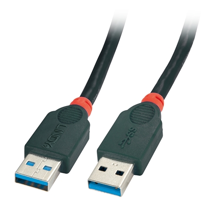 Picture of Lindy 41821 USB cable 1 m USB 3.2 Gen 1 (3.1 Gen 1) USB A Black