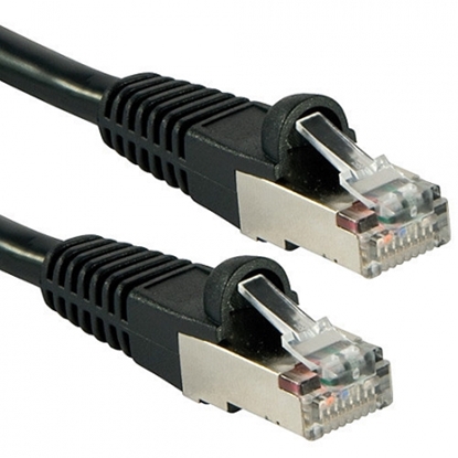 Picture of Lindy 47179 networking cable Black 2 m Cat6 S/FTP (S-STP)