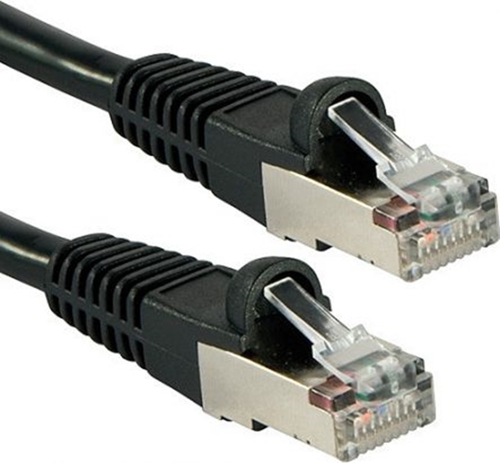 Picture of Lindy 47183 networking cable Black 10 m Cat6 S/FTP (S-STP)