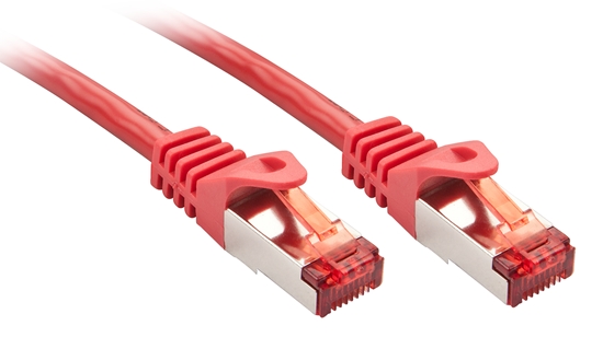 Picture of Lindy 47360 networking cable Red 0.3 m Cat6 S/FTP (S-STP)