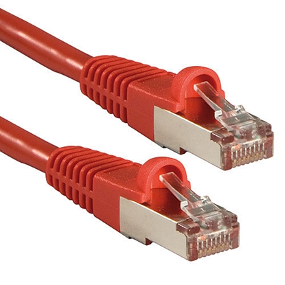 Picture of Lindy 47364 networking cable Red 2 m Cat6 S/FTP (S-STP)