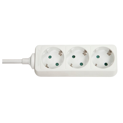Изображение Lindy 73100 power extension 3 AC outlet(s) Indoor White