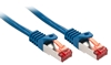 Picture of Lindy Cat.6 S/FTP 0.5m networking cable Blue Cat6 S/FTP (S-STP)