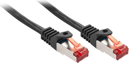 Attēls no Lindy Cat.6 S/FTP 10m networking cable Black Cat6 S/FTP (S-STP)