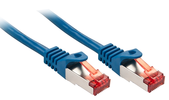 Picture of Lindy Cat.6 S/FTP 2m networking cable Blue Cat6 S/FTP (S-STP)