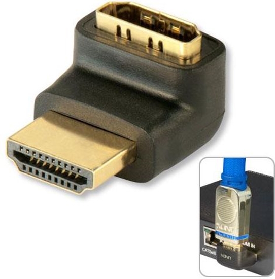 Изображение Lindy HDMI Adapter 90 degree up
