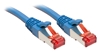 Picture of Lindy RJ-45 Cat.6 S/FTP 0.5m networking cable Blue Cat6 S/FTP (S-STP)