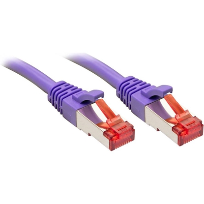 Attēls no Lindy Rj45/Rj45 Cat6 0.3m networking cable Violet S/FTP (S-STP)