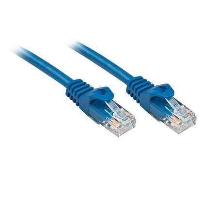 Изображение Lindy Rj45/Rj45 Cat6 2m networking cable Blue U/UTP (UTP)