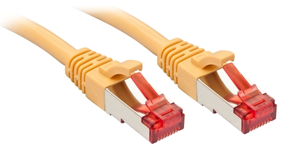 Attēls no Lindy Rj45/Rj45 Cat6 2m networking cable Yellow S/FTP (S-STP)