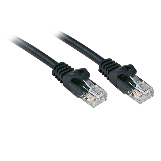 Picture of Lindy RJ-45/RJ-45 Cat6 7.5m networking cable Black U/UTP (UTP)