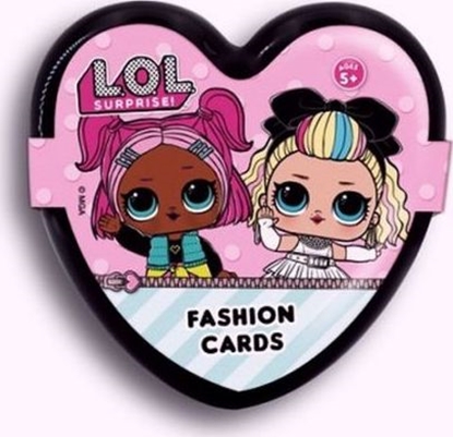 Attēls no Lisciani Lol Surprise Fashion Cards - Czarne Serduszka