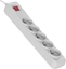 Picture of Listwa zasilajca Activejet przeciwprzepiciowa 5 gniazd 5 m biaa