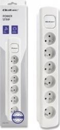 Picture of Listwa zasilajca Qoltec 6 gniazd 1.8 m biaa (1_819457)