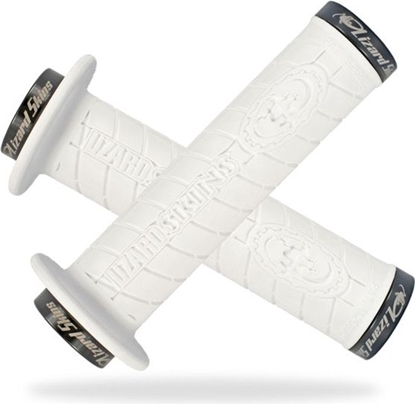 Picture of Lizard Skins Chwyty kierownicy LOGO FLANGE LOCK-ON klamry czarne 120mm biae