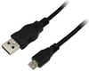 Picture of Kabel USB LogiLink USB-A - microUSB 1 m Czarny (CU0058)