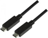 Изображение Kabel USB LogiLink USB-C - USB-C 0.5 m Czarny (CU0128)