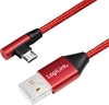 Picture of Kabel USB LogiLink USB-A - microUSB 0.3 m Czerwony (CU0149)