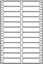 Изображение Logo Etykiety tabelaryczne A4, dwurzędowe, białe, 24 etykiety, 25 szt. (32108)