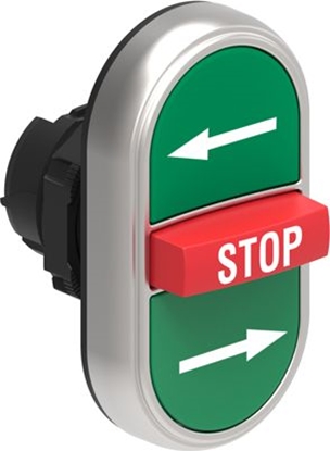 Picture of Lovato Electric Napęd przycisku potrójny zielony/czerwony z samopowrotem (LPCB7365)