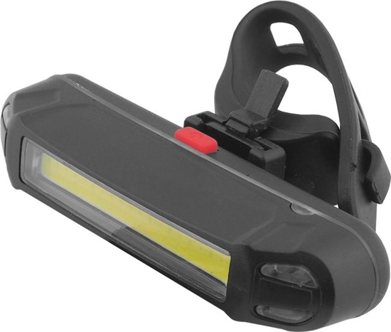 Picture of LTC Lampka rowerowa LED COB biao/czerwony 5 trybów wiecenia (LXLL87)