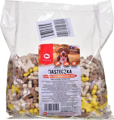 Picture of Maced Ciastka dla psa - waniliowe kosteczki mix 1 kg