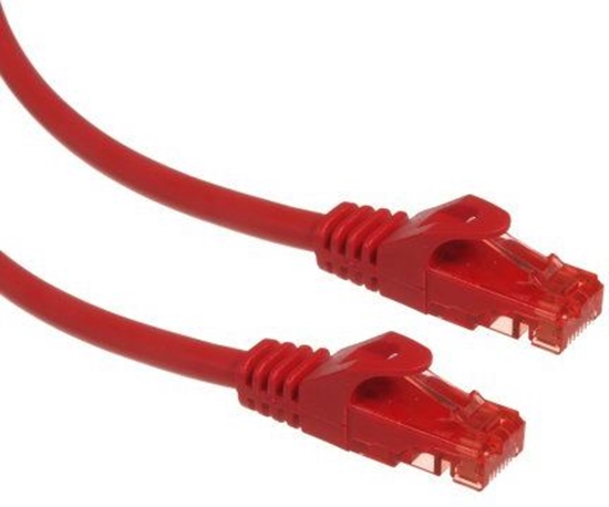 Picture of Maclean RJ-45/RJ-45, kat.6, U/UTP, czerwony, 3m (MCTV-303R)