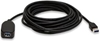 Picture of Manhattan USB-A to USB-A Extension Cable, 5m, Male to Female, Active, 5 Gbps (USB 3.2 Gen1 aka USB 3.0), Built In Repeater, Equivalent to USB2AAEXT5M, SuperSpeed USB, Black, Three Year Warranty, Blister