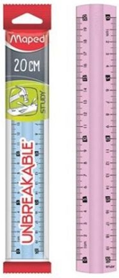 Picture of Maped Linijka Study nieamliwa 20cm mix 2 kolorów (245410)