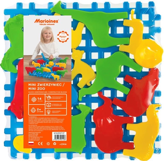 Picture of Marioinex Klocki konstrukcyjne Wafle Zwierzyniec