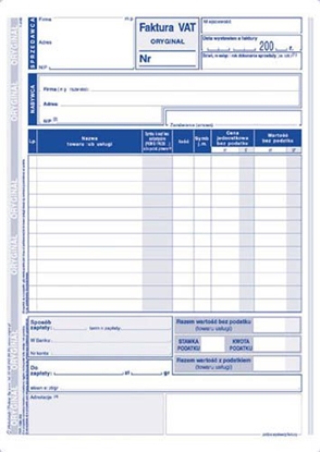 Изображение Michalczyk & Prokop Faktura 1ST VAT A5P 2SK 130-3-nowa (130-3E)