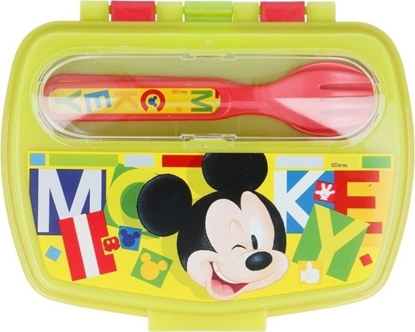 Picture of Disney Mickey Mouse - Lunchbox z kompletem sztućców uniwersalny