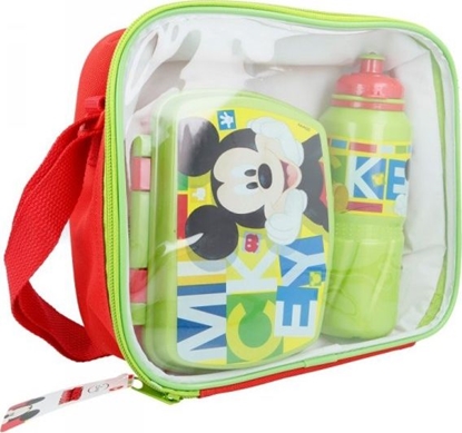 Picture of Mickey Mouse Mickey Mouse - niadaniówka + bidon 530 ml w torbie niadaniowej