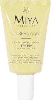 Изображение Miya MIYA_My SPF Cream SPF50+ nawilżający krem do twarzy, oczu i dekoltu 40ml