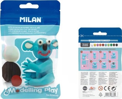 Picture of Milan Modelina Air-Dry 100g jasno niebieska 9154152 MILAN