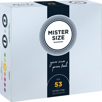 Attēls no Mister Size Mister Size Condoms prezerwatywy dopasowane do rozmiaru 53mm 36szt.