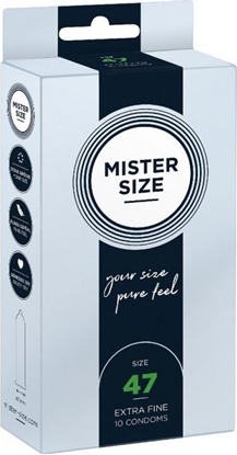 Изображение Mister Size Prezerwatywy dopasowane do rozmiaru 47mm 10 szt.
