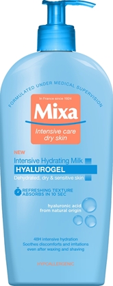 Attēls no Mixa Hyalurogel intensywnie nawilżające mleczko do ciała dla skóry suchej i wrażliwej 400ml