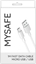Picture of Kabel USB Mysafe USB-A - microUSB 1 m Biay (5904208506065)