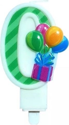 Attēls no MK TRADE wieczka cyfra 0 z balonami