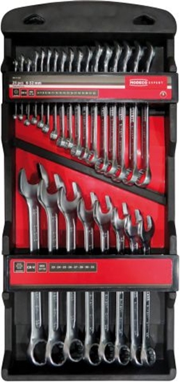 Picture of Modeco Zestaw kluczy pasko-oczkowych 6-32mm 25szt. (MN-51-255)