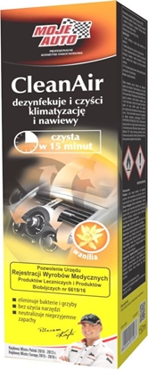 Изображение Moje Auto Moje Auto CleanAir odwieacz klimatyzacji i nawiewów 150ml - Wanilia uniwersalny