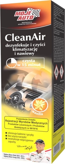 Изображение Moje Auto Moje Auto CleanAir odwieacz klimatyzacji i nawiewów 150ml - Wanilia uniwersalny
